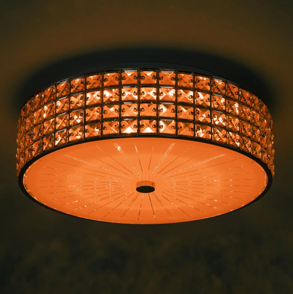 Citilux Портал CL32415G1 LED RGB Люстра хрустальная с пультом Хром