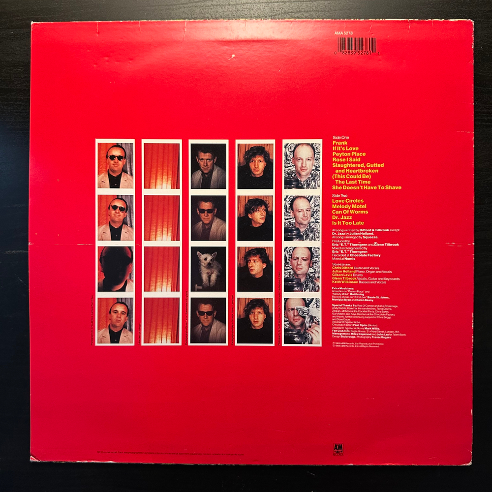 Squeeze - Frank (Англия 1989г.)