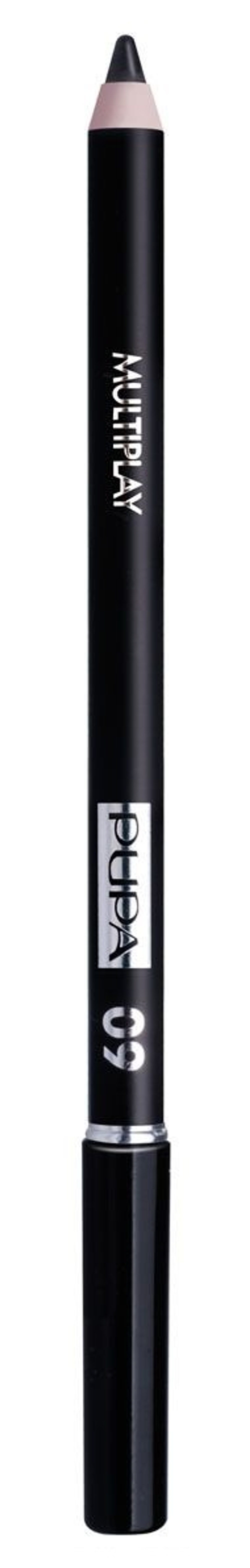 Pupa Карандаш для век Multiplay Eye Pencil, с апликатором, тон №09, Черный, 1,2 гр