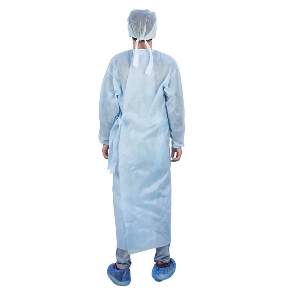 Халат хирургический стерильный Евростандарт-Лайт 140 см размер 52-54 рукав манжета