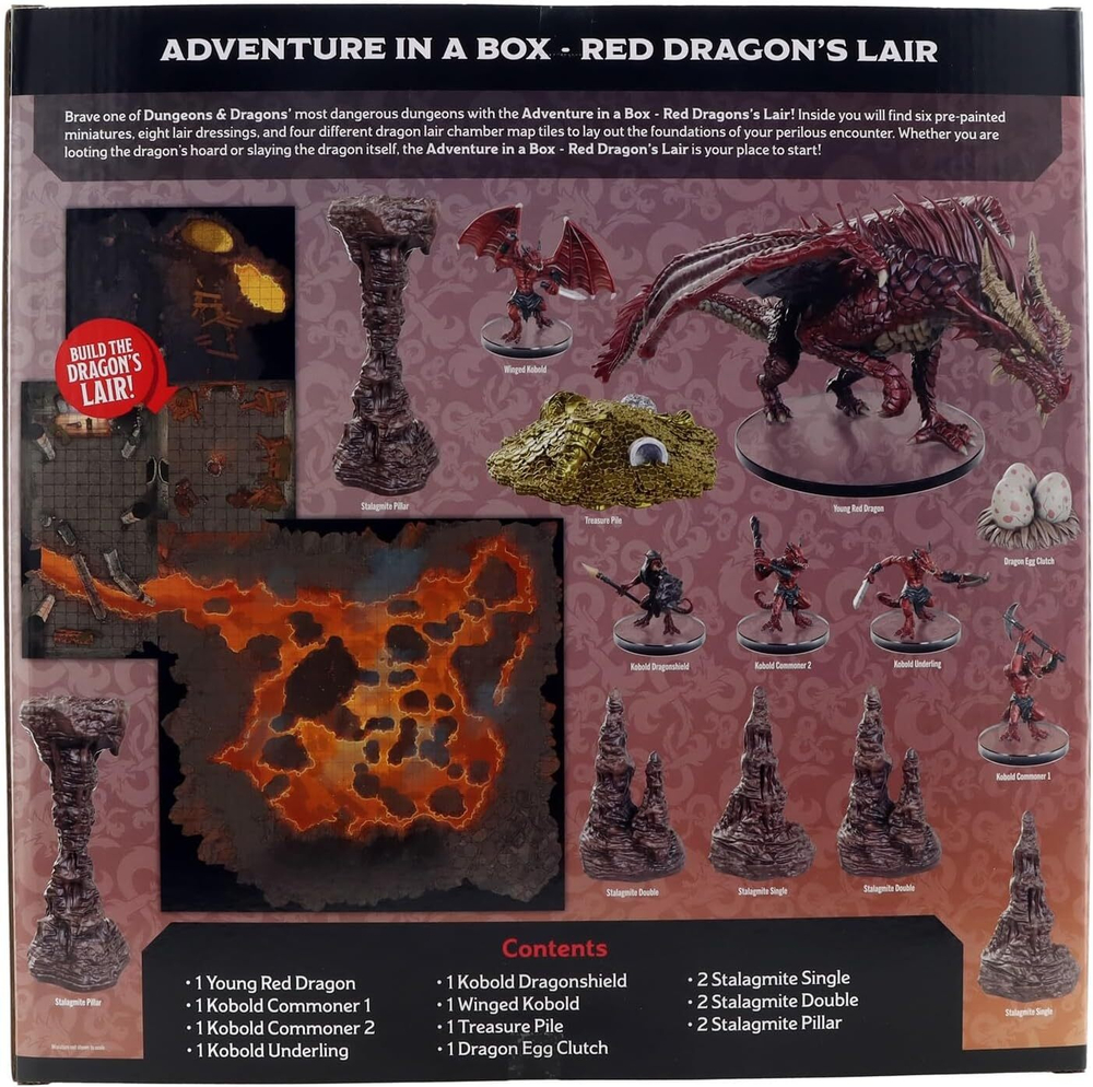 D&D Icons of the Realms: Adventure in a Box - Red Dragon's Lair