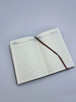 Блокнот 144 л А5 линейка одуванчик св. серый кож (8344-14)