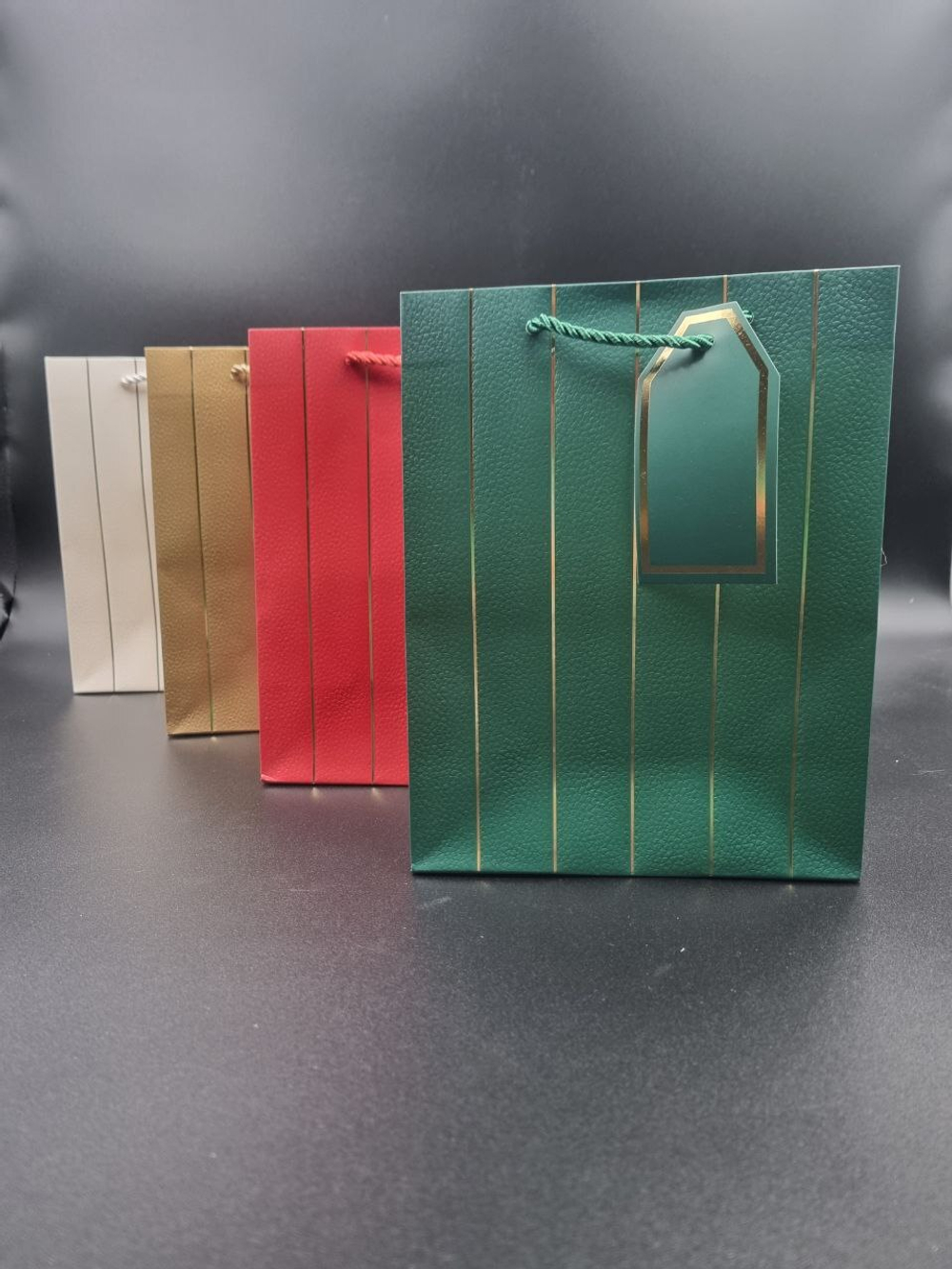 Пакет подарочный новогодний 23*10*18 МИКС5 бумага КНР