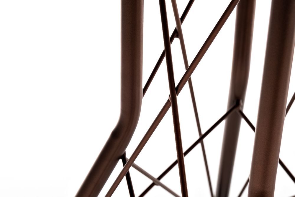 "Конте" интерьерный стол из HPL круглый Ø70см, цвет "дуб"