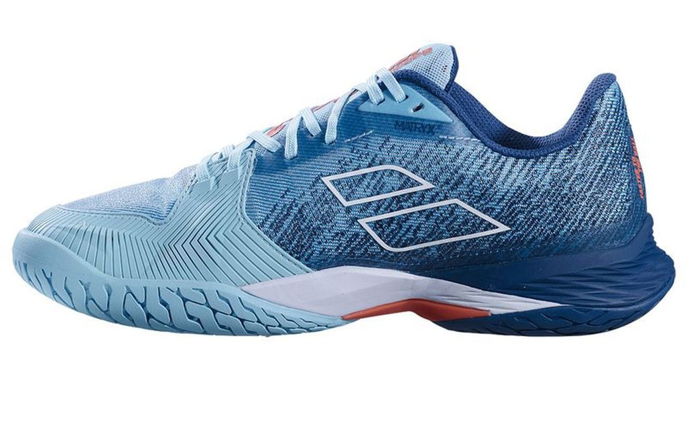 Мужские кроссовки теннисные Babolat Jet Mach 3 All Court Men Wide - небесный