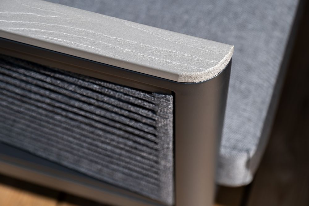 "Сан Ремо" комплект садовый для лаунж-зоны серый