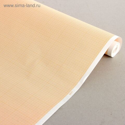 Бумага масштабно-координатная, ширина 878 мм, в рулоне 10 метров, 40 г/м², оранжевая