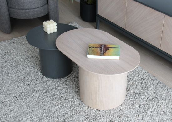 Столик Type овальный, основание D 39 см (натуральный дуб)