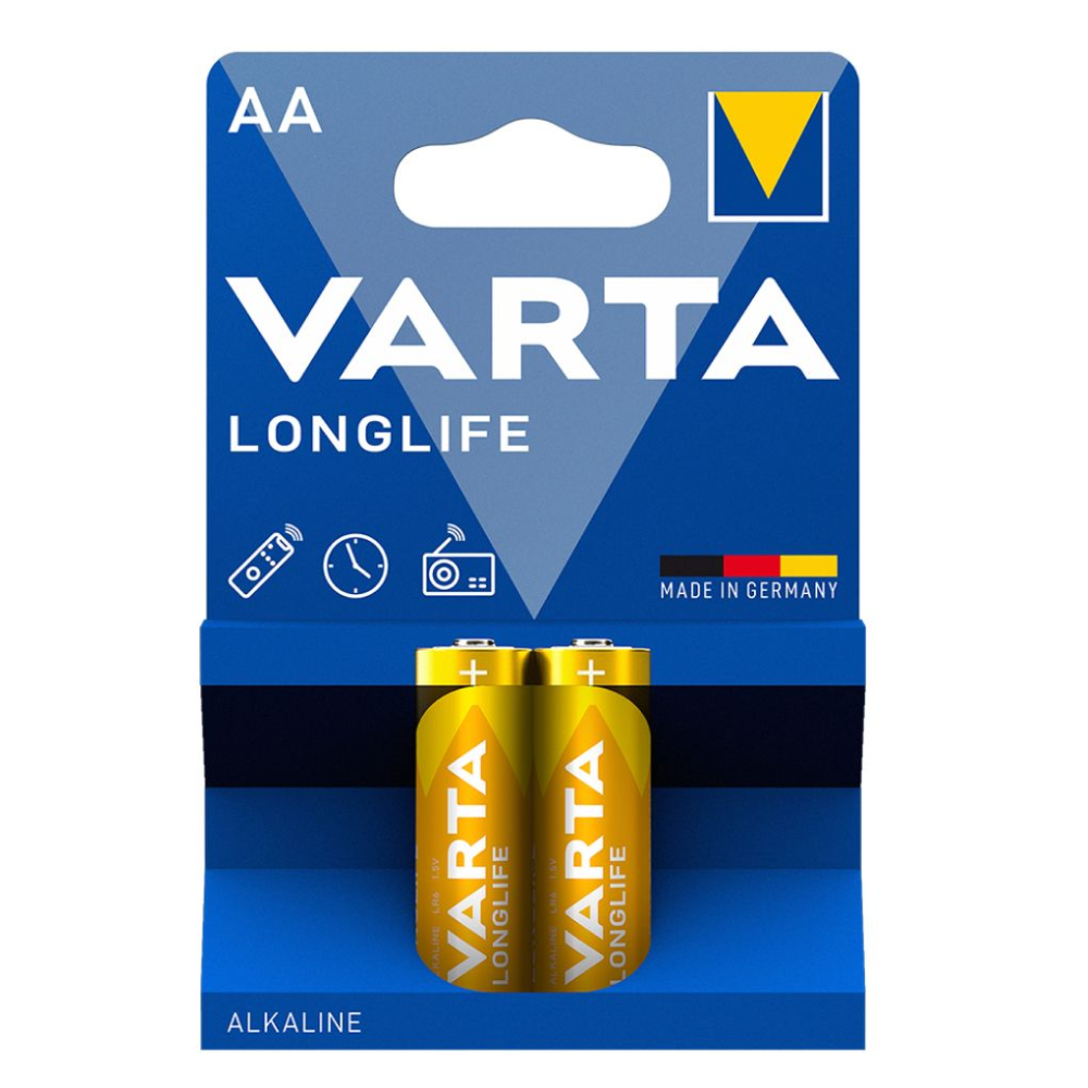 Батарейки VARTA LongLife АА 2 шт