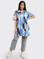 Туника-рубашка хлопок большие размеры