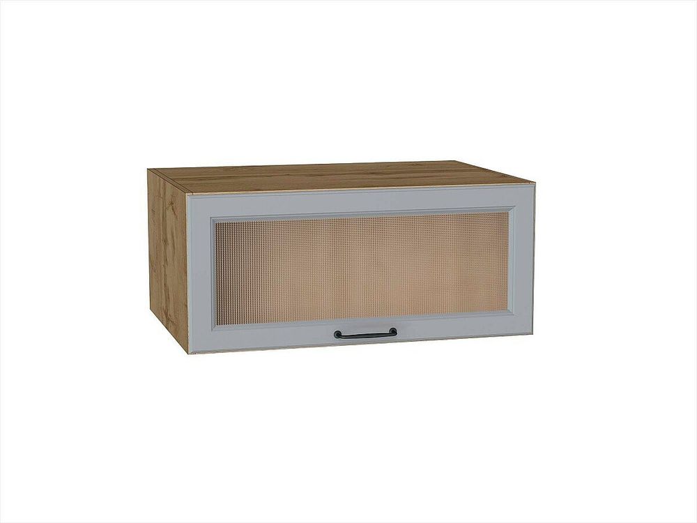 Шкаф верхний горизонтальный остекленный глубокий Ницца