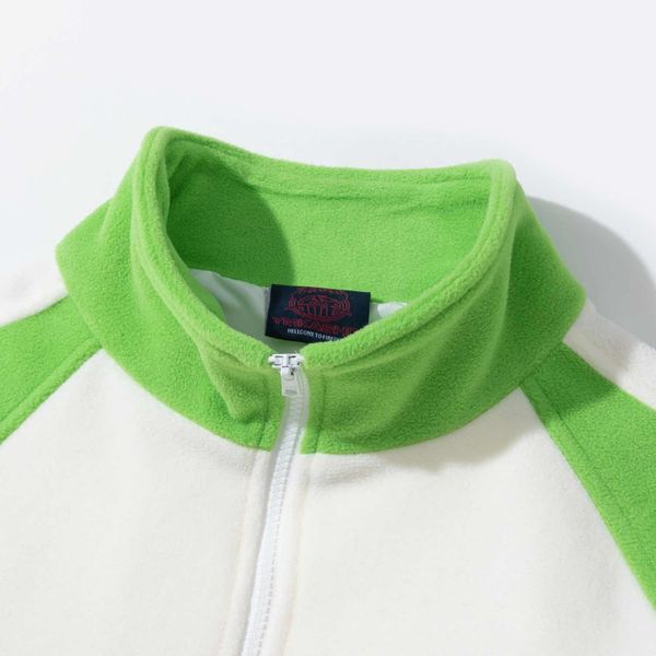 Толстовка Turbo fleece лаймовый / белый - фото 3