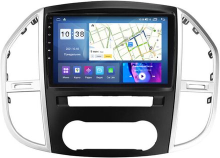 Магнитола для Mercedes-Benz Vito 2014+ - Parafar PF477UHD на Android 13, QLED, ТОП процессор, 8Гб+128Гб, CarPlay, 4G SIM-слот