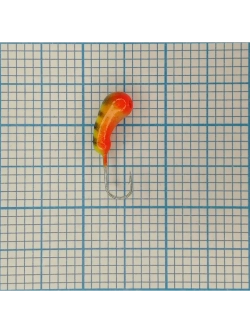 Мормышка вольфрамовая Уралка с отверстием