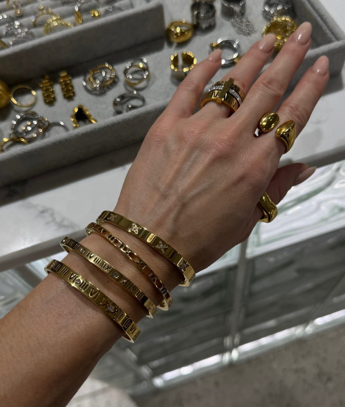 Браслет РИМСКИЕ ЦИФРЫ gold