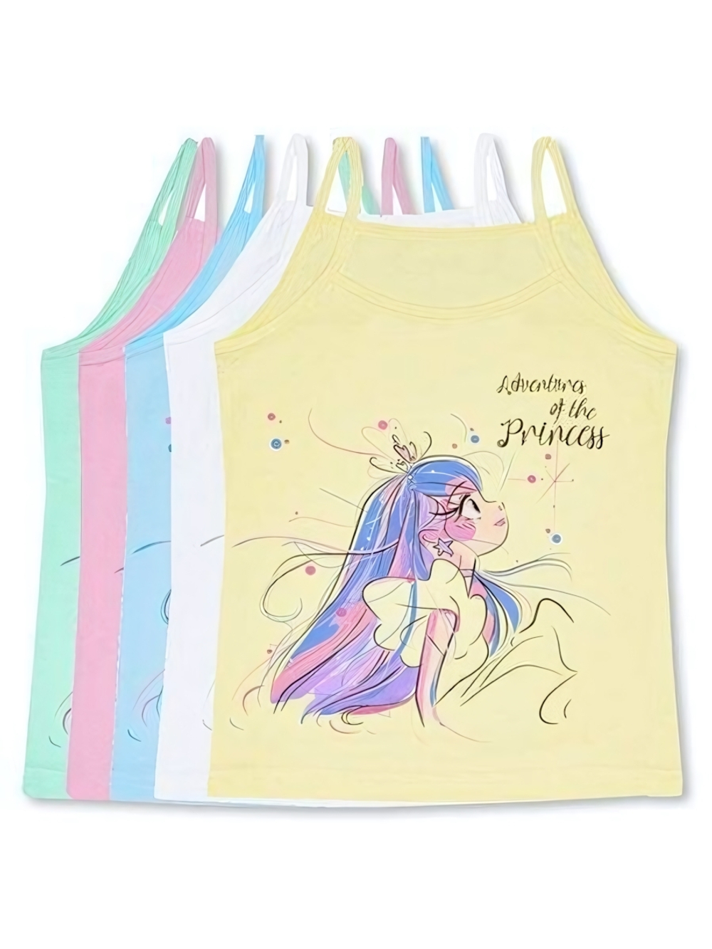 Майка для девочек 4311Y3,43115003 122-128 в ассорт. Donella