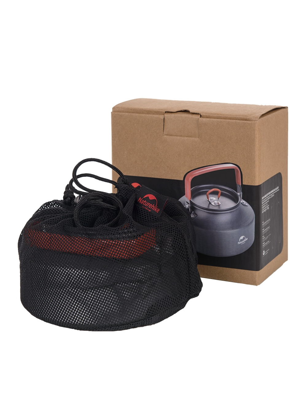 Чайник туристический Naturehike NH17C020-H 1.1л серый