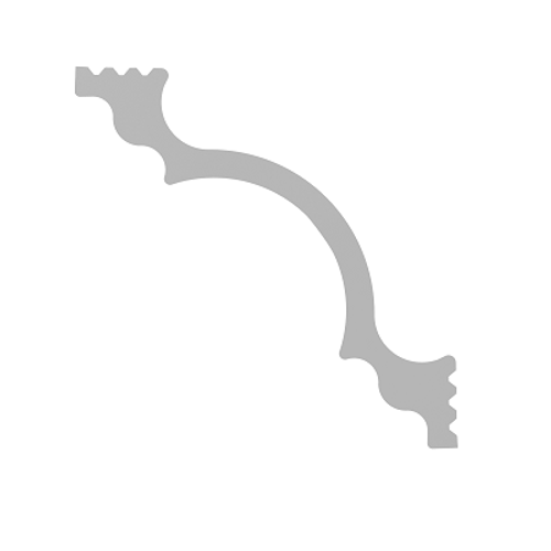 Плинтус потолочный 60*60мм "KD" K-80 (NEW) 2м