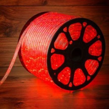 Дюралайт LED, постоянное свечение (2W) - красный, 36 LED/м, бухта 100м Neon-Night