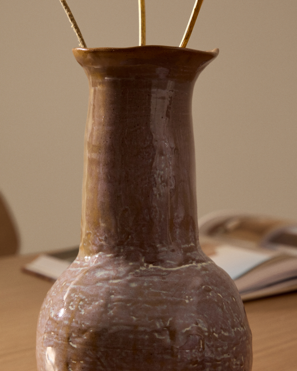 Olaris Ваза керамическая разноцветная 16 см