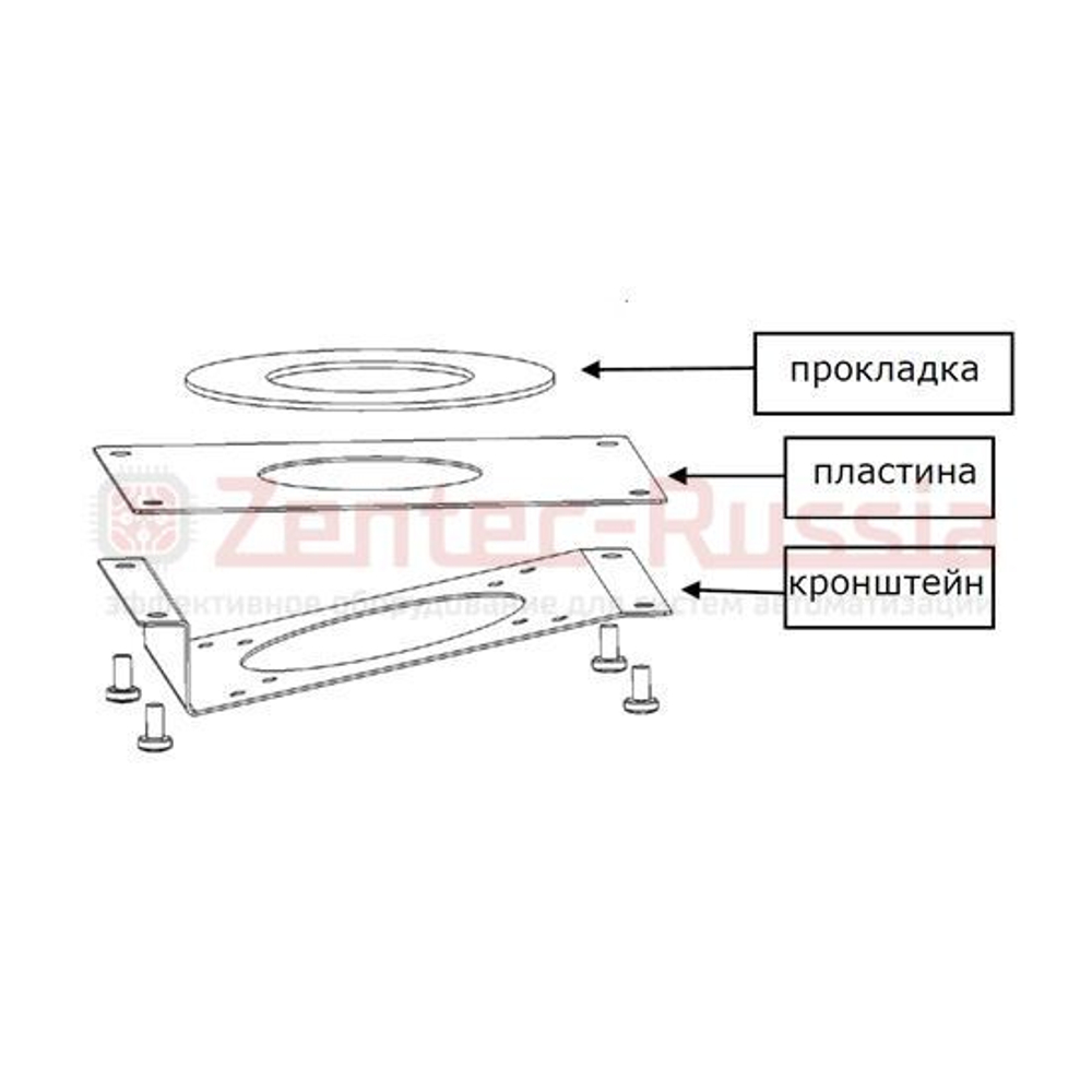 Carel DP00VM4000 кронштейн для вертикального монтажа парораспределителей