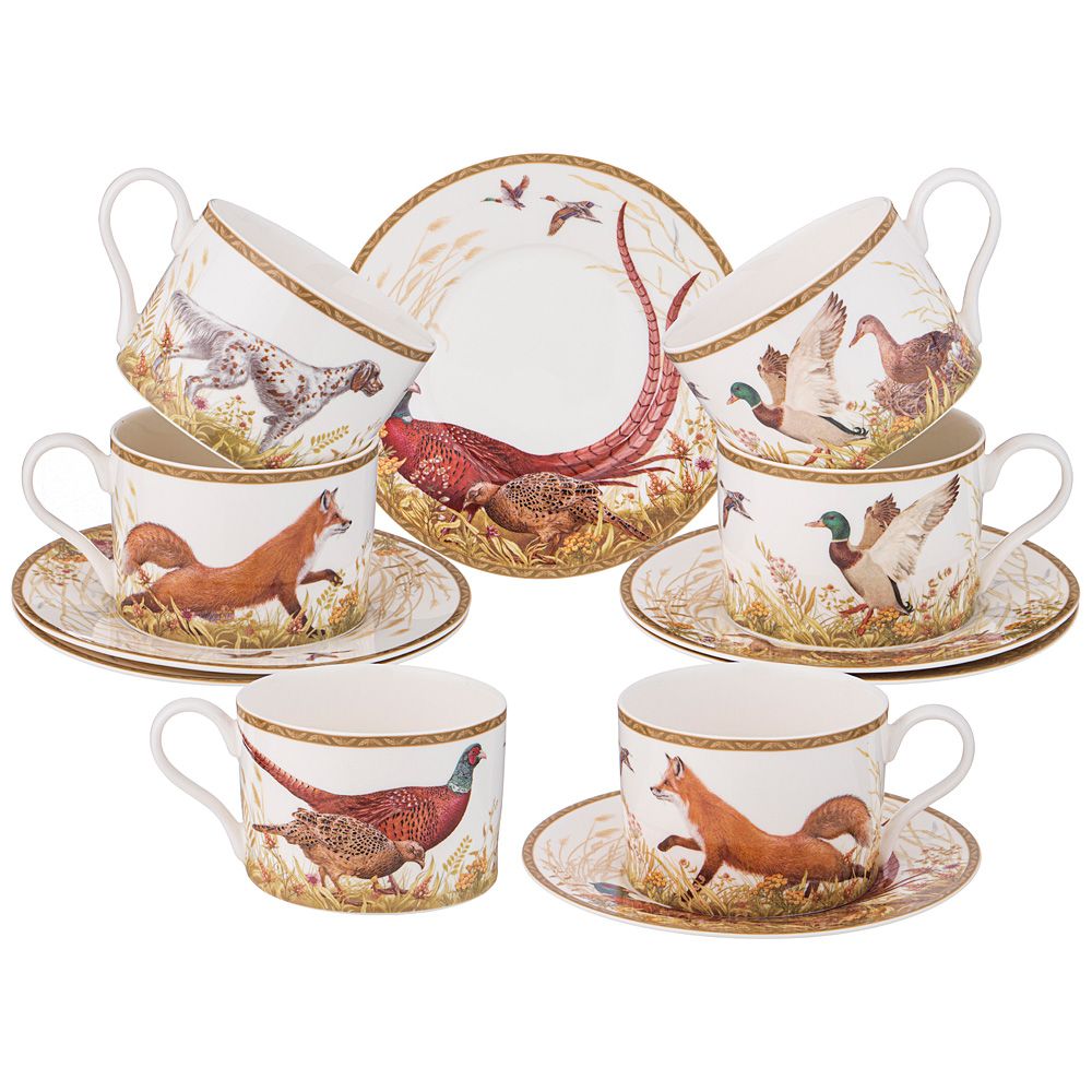 ЧАЙНЫЙ НАБОР LEFARD "ОХОТА" НА 6 ПЕР. 12 ПР. 300 МЛ (КОР=4НАБ.)