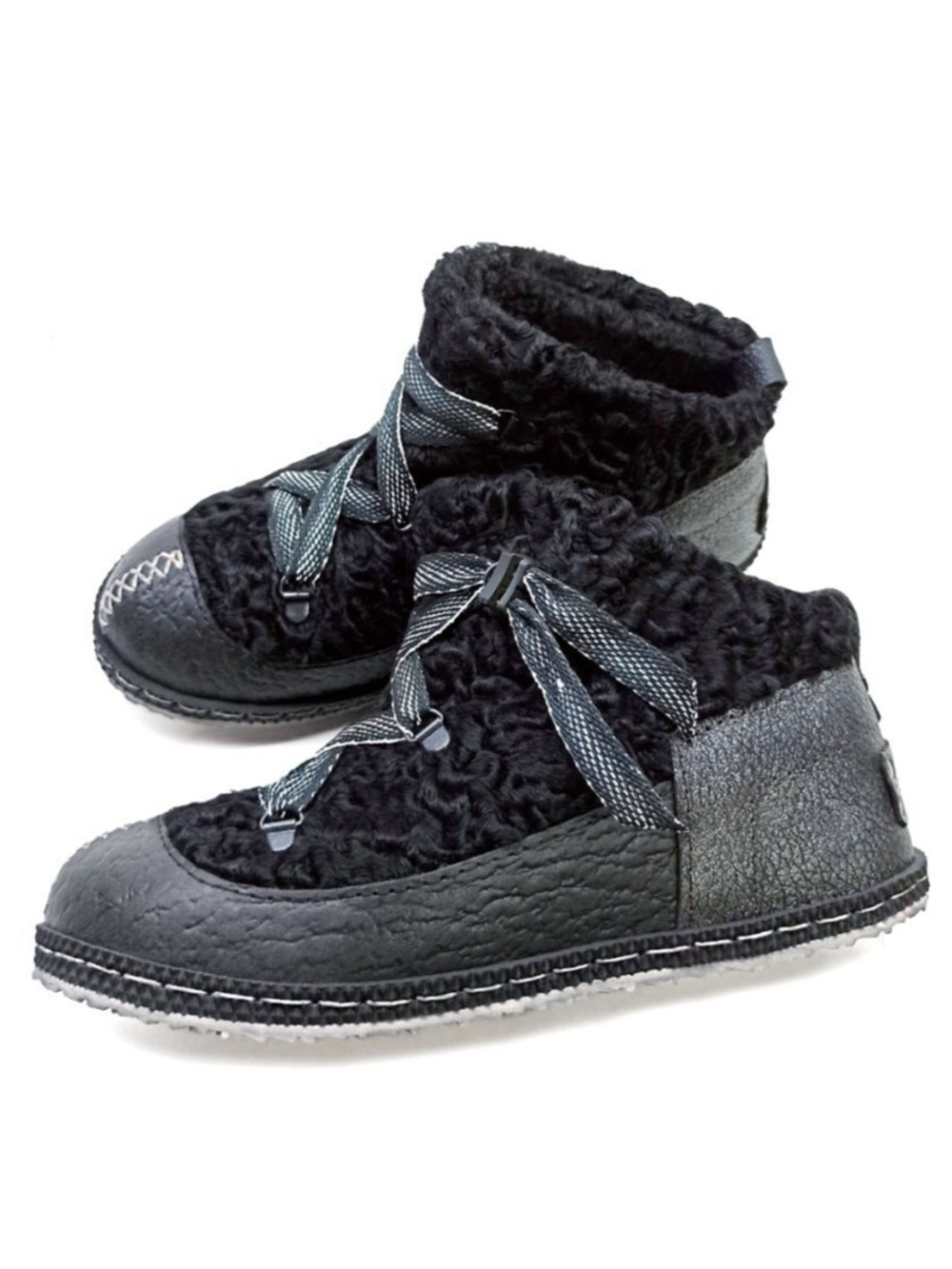 Ботильоны из каракуля "In Black"