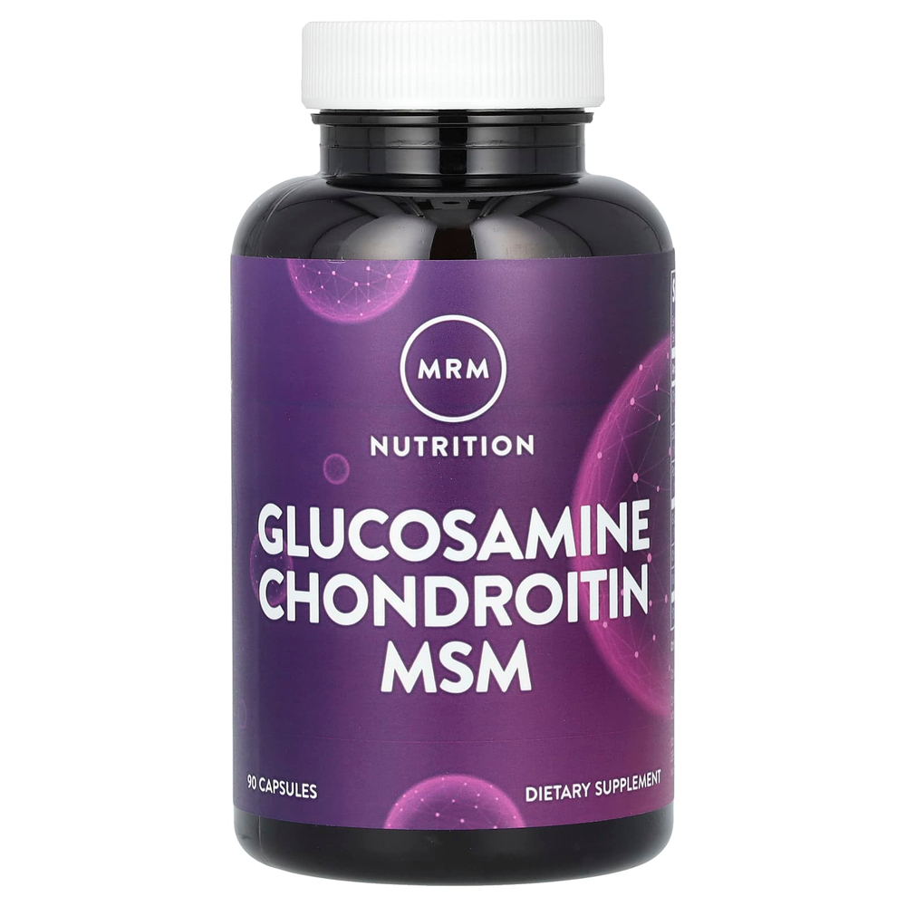 MRM Nutrition, глюкозамин с хондроитином и МСМ, 90 капсул