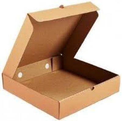 Коробка картонная самосборная 420*320*80 бурая СП (для пирога)