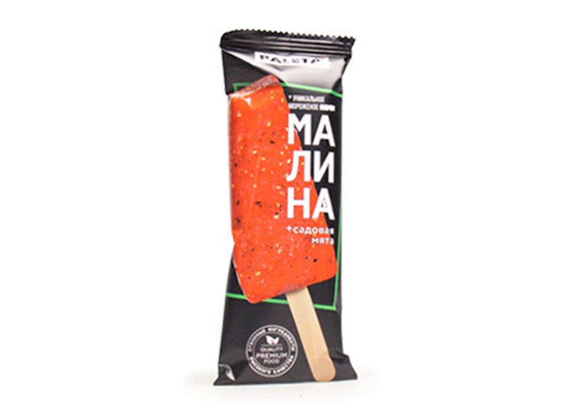 Смузи-мороженое Paleta малина и садовая мята, 70г