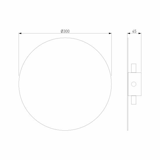 5911/ настенный светильник /Luna