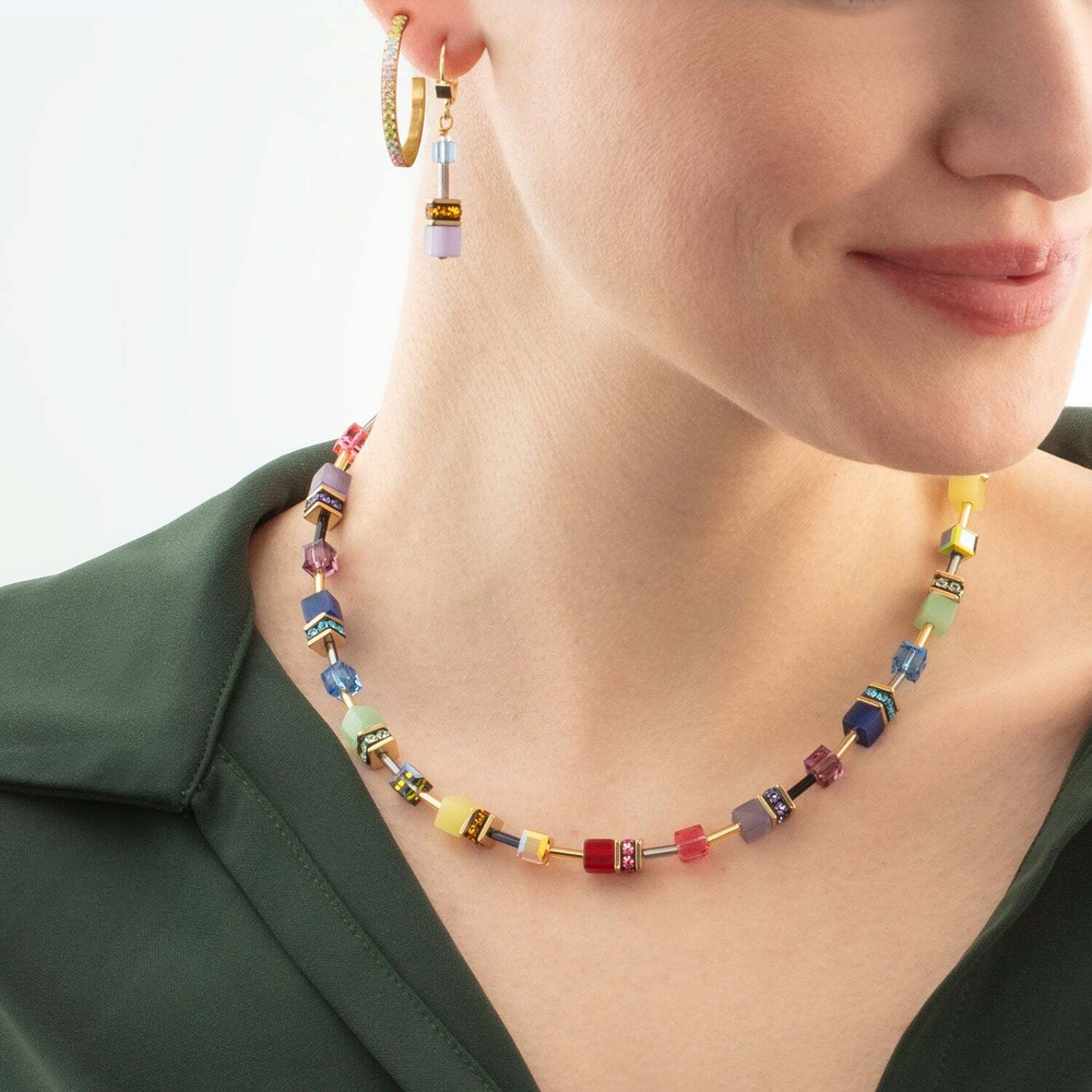 Колье Coeur de Lion Multicolour Gold 2838/10-1516