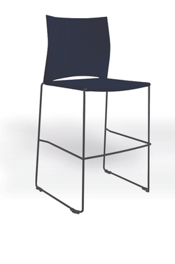 Web стул на полозьях кухонный/барный