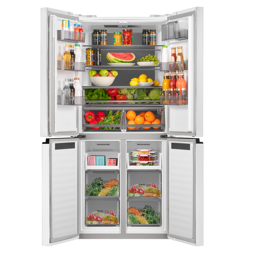 Холодильник-морозильник с инвертором MAUNFELD MFF192NFPW01 Inverter