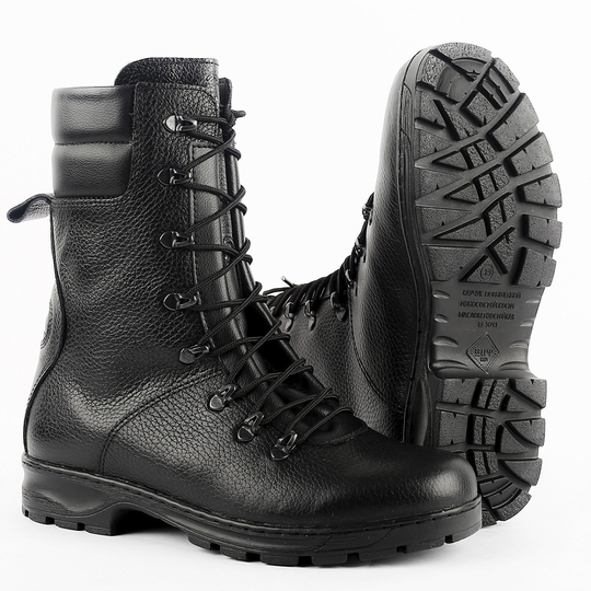 Берцы зимние ДОФ 5025-02 уставные из хромовой кожи