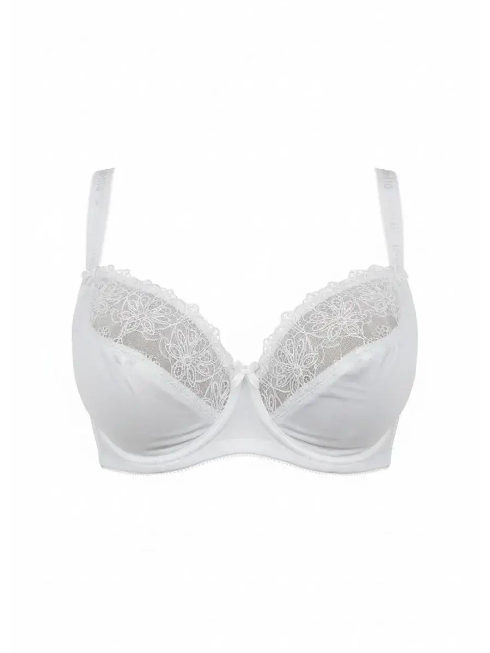 Бюстгальтер гладкий с косточками большие размеры