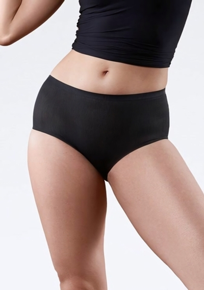 Трусики-слипы Avia с высокой линией талии (Размер: XL) (Цвет: черный)