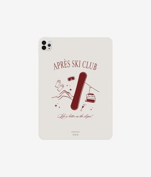 Виниловая наклейка SKI CLUB для iPad