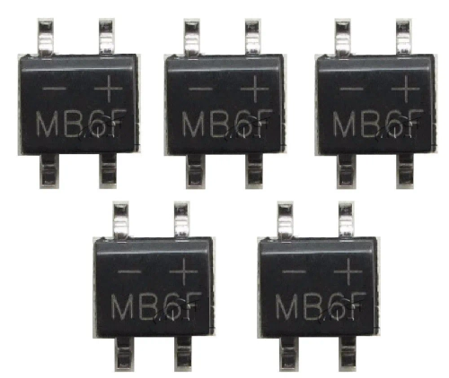Диодный мост MB6F (600V 0,5A ) 5шт
