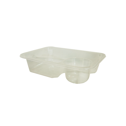 Лоток п/запайку 187*137*45 соус 635 мл проз 40шт 12/480