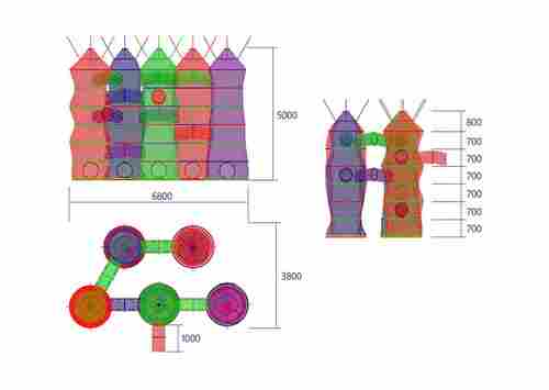 Верёвочный лабиринт «Калейдоскоп Башен»