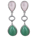 Серьги Possebon Q.Rose, Q.Verde A0585.7.17 S