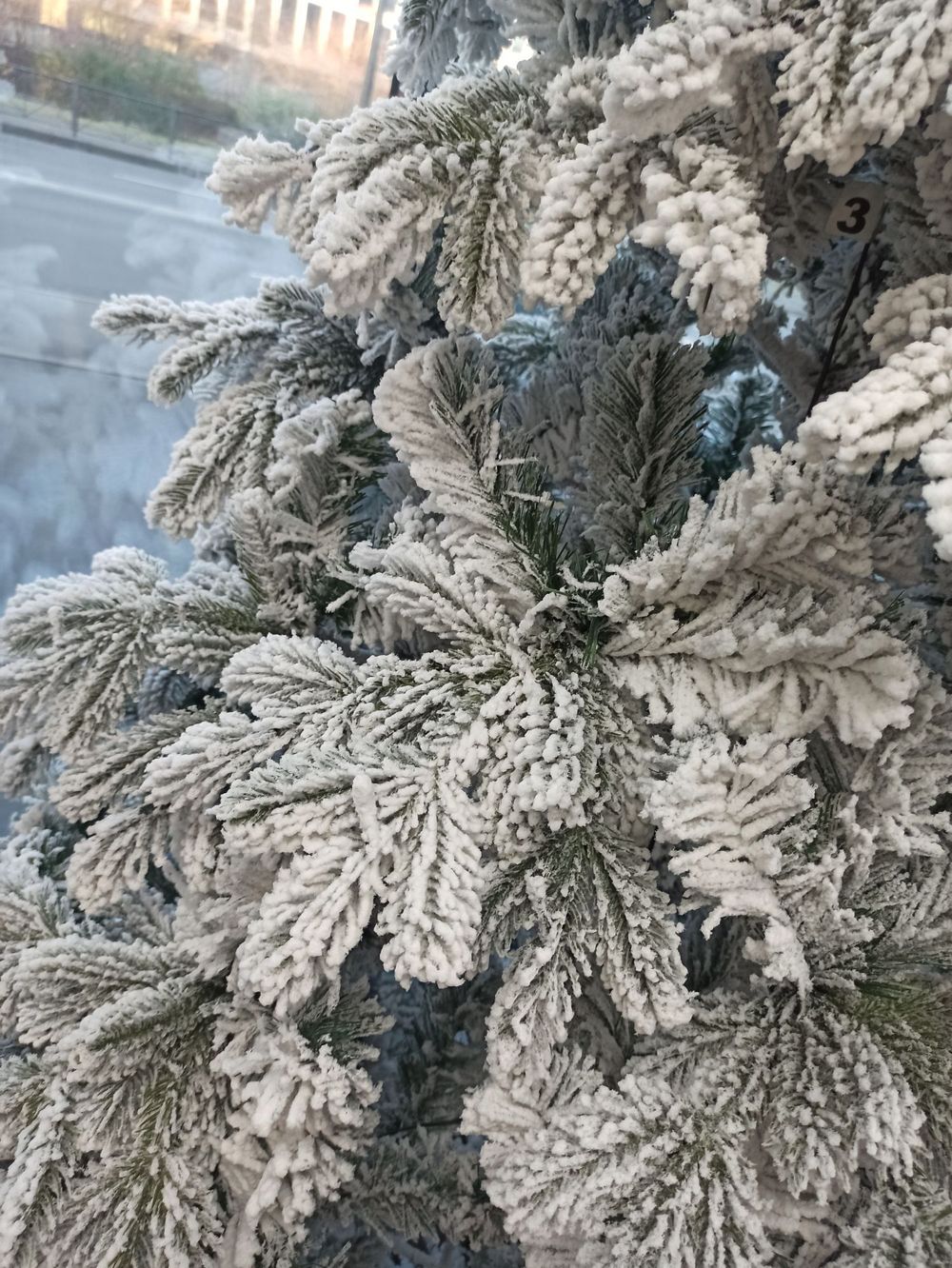 Заснеженная елка «Камчатская» (Литая+пвх) 4 м