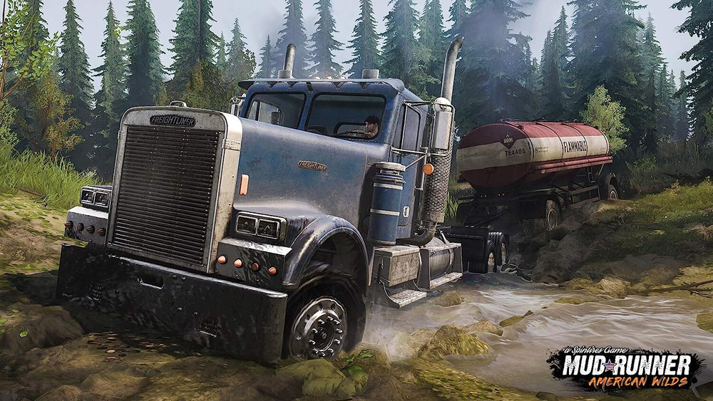 Игра Spintires: MudRunner American Wilds (Русская версия) для PlayStation 4