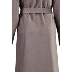 Халат велюровый Cawo 4318 коричневый Германия пояс