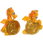 Фигурка «Дракон с монетой» 3,5*2,5*4 см, микс