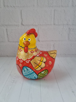 Курочка пасхальеая, фигурка из фарфора