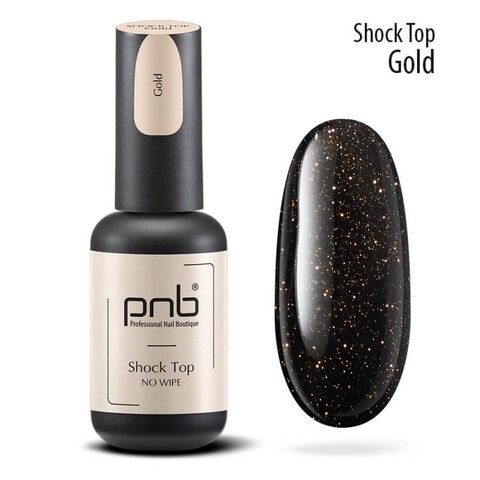 Shock Top PNB, Gold, No Wipe/ Топ с золотым шиммером без липкого слоя