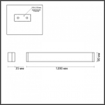 Накладной светильник Odeon Light Framant 4295/40WL