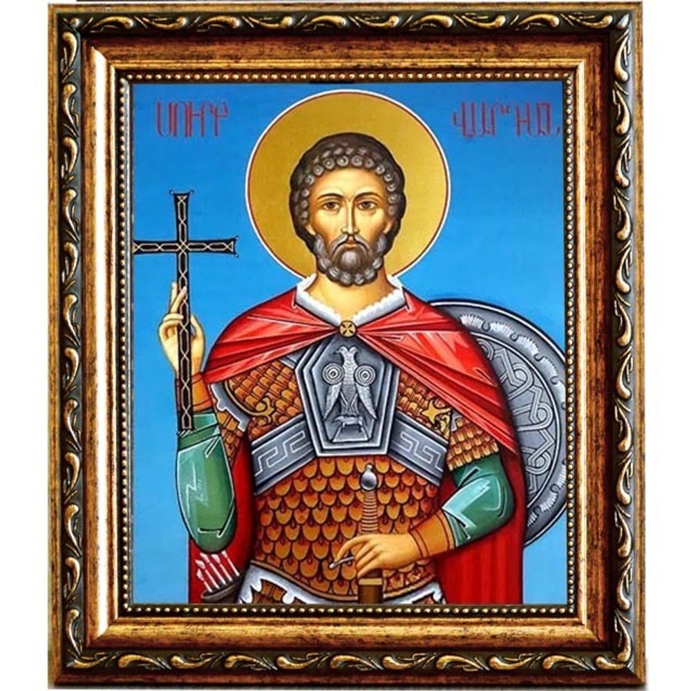 Вардан Мамиконян великомученик. Икона на холсте.